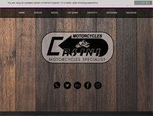 Tablet Screenshot of casinimotorcycles.com